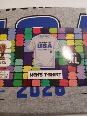 FIFA World Cup USA 2026 Men's XL T-Shirt - Gray